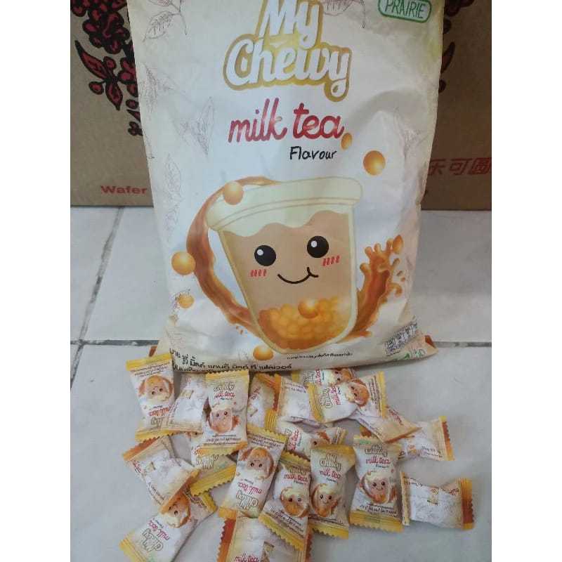 

My Chewy MILK TEA Candy Permen READY STOCK / pcs My Chewy ori bkk 1-PCS KECIL