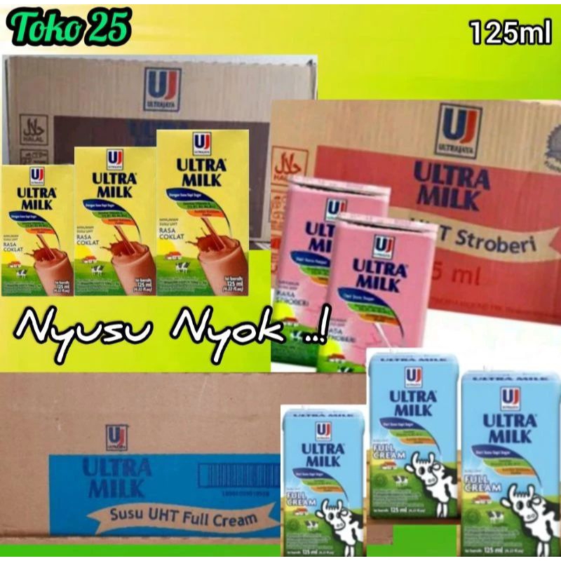 Susu Ultra Milk 125ml 1 Dus