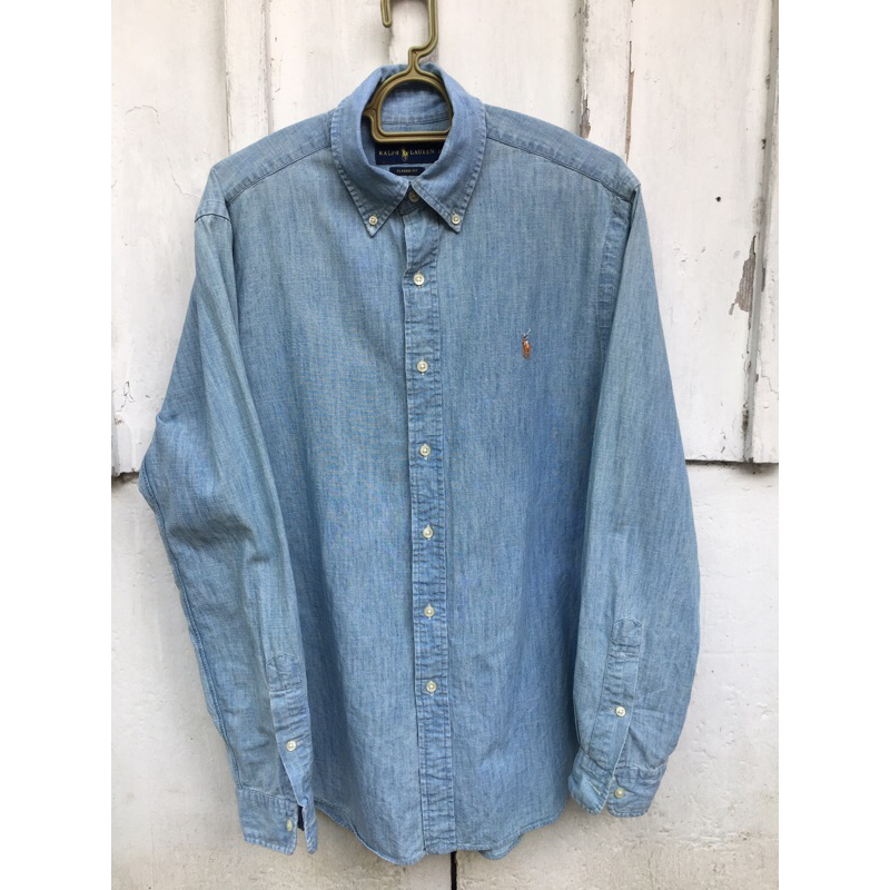 kemeja ralph lauren denim