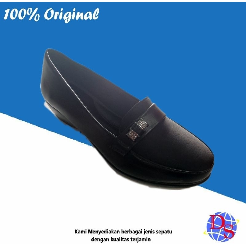 Sepatu Wanita Wedges T 301 Hitam Sepatu Wedges Sepatu Wedges Kerja