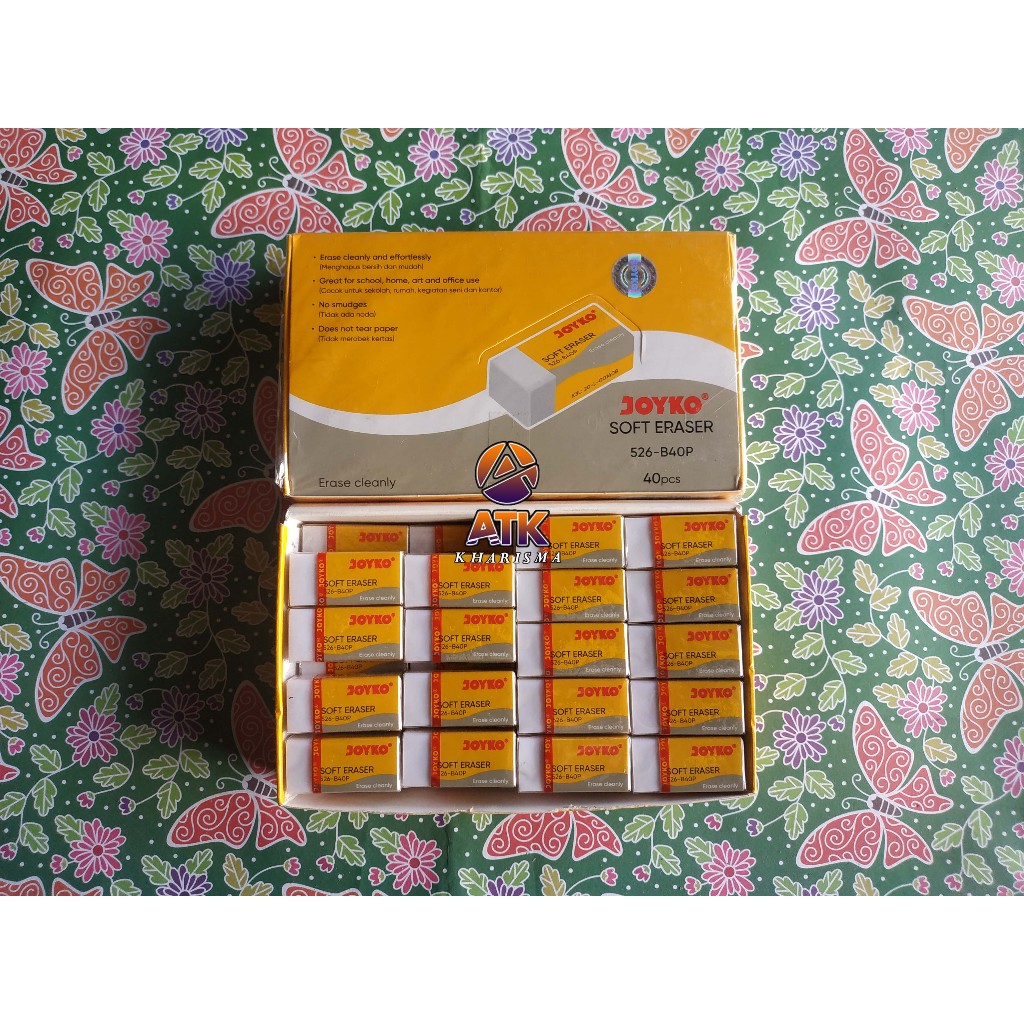 

Penghapus Joyko 526-B40P - Warna Putih