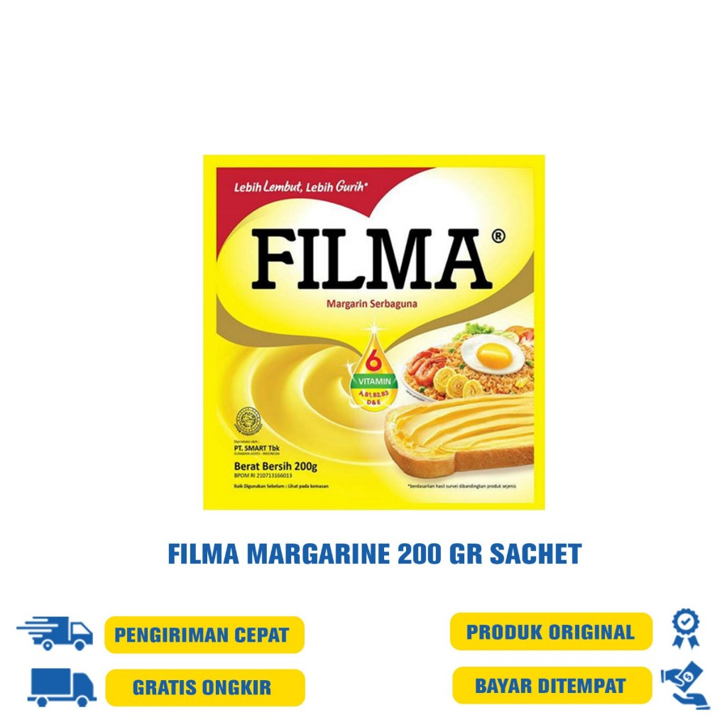 

FILMA MARGARINE 200 GR/MENTEGA SERGBAGUNA