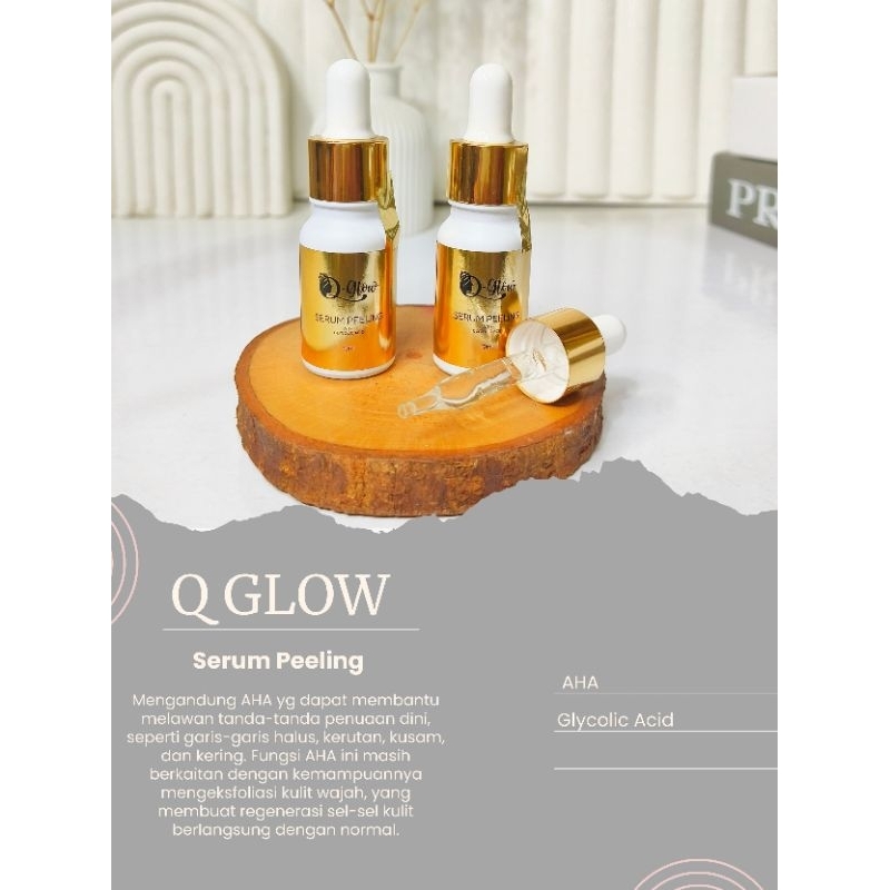 serum Pelling AHA (Q.glow by anzora)