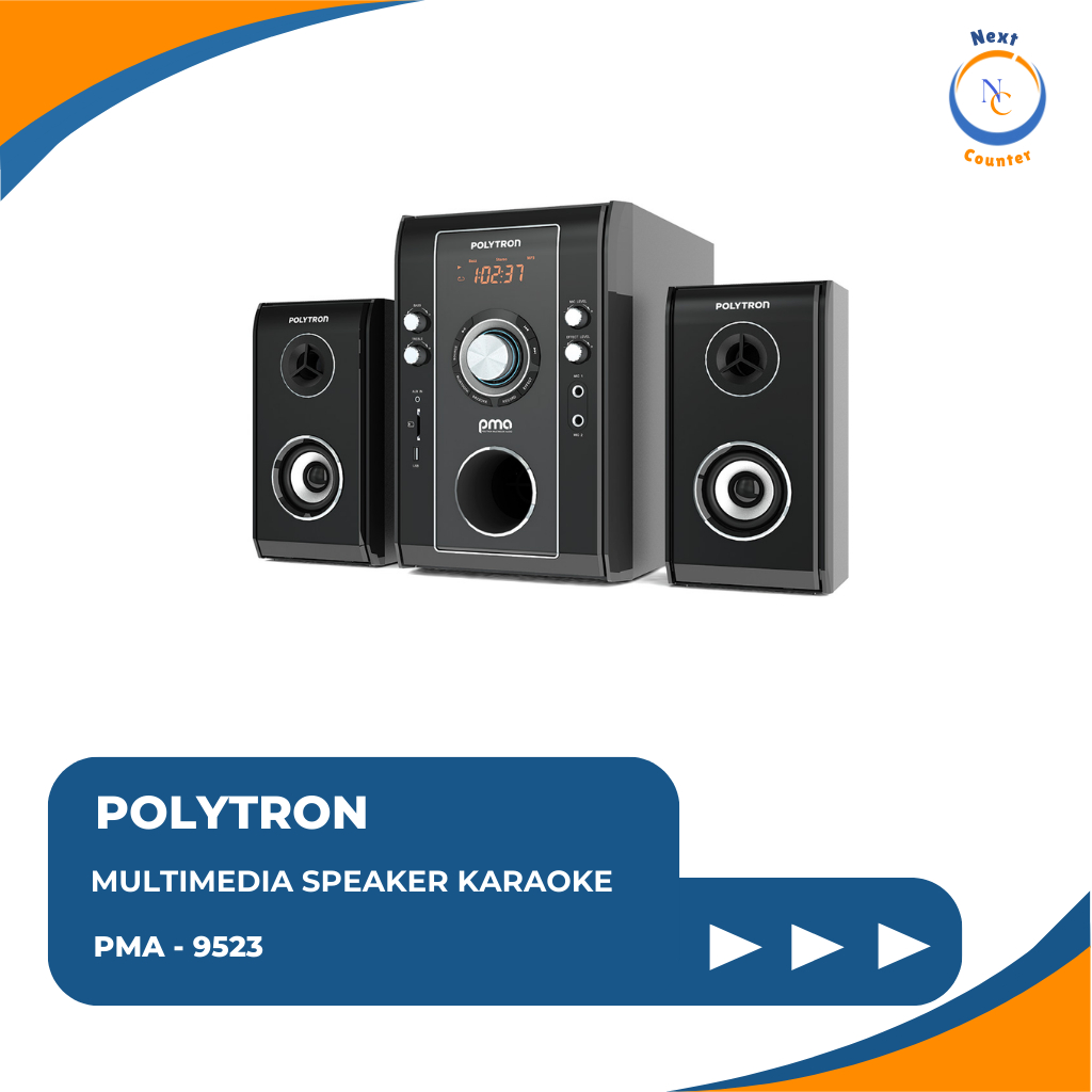 POLYTRON MULTIMEDIA SPEAKER KARAOKE PMA 9523