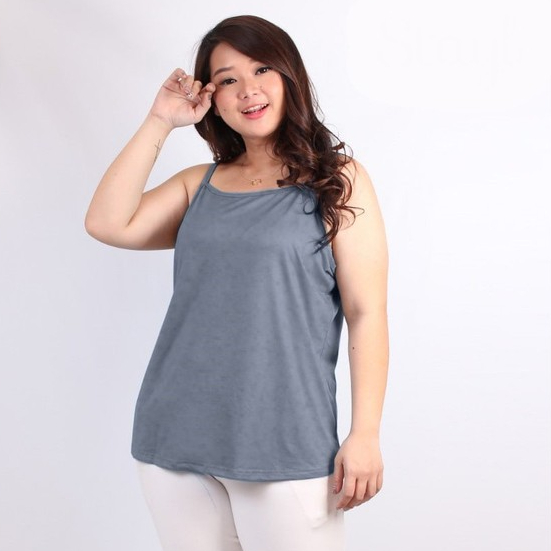 TankTop Wanita Tali Kecil Big Size Tank Top