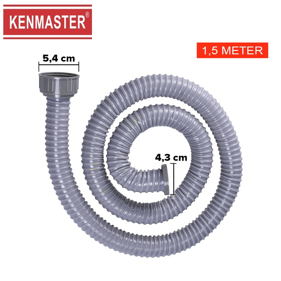 Kenmaster Selang Wastafel 1,5 Meter / Selang BCP Flexible Drain Hose