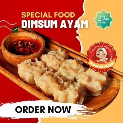 

DIMSUM AYAM Original Premium Halal - Homemade Food Frozen Kualitas Restoran Bintang 5 - Moonel Meals (15 pcs, 25 pcs)