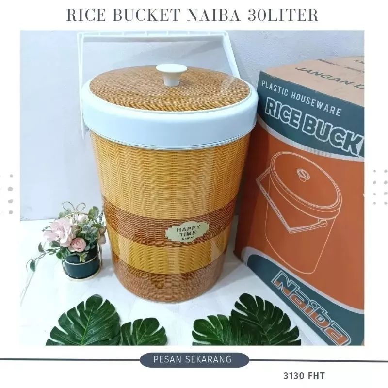 NAIBA JUMBO BESAR - TERMOS NASI TEMPAT NASI TERMOS ES TERMOS MURAH NAIBA 3130 RICE BUCKET 30 LITER