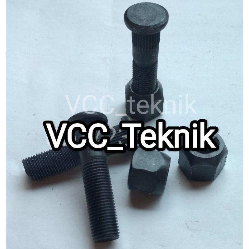 Baut roda mobil panjang 5,5cm (12x1.25)