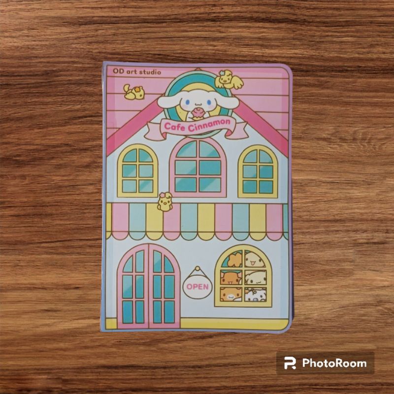 Squishy book/ paper doll book/ quiet book cinnamon cafe