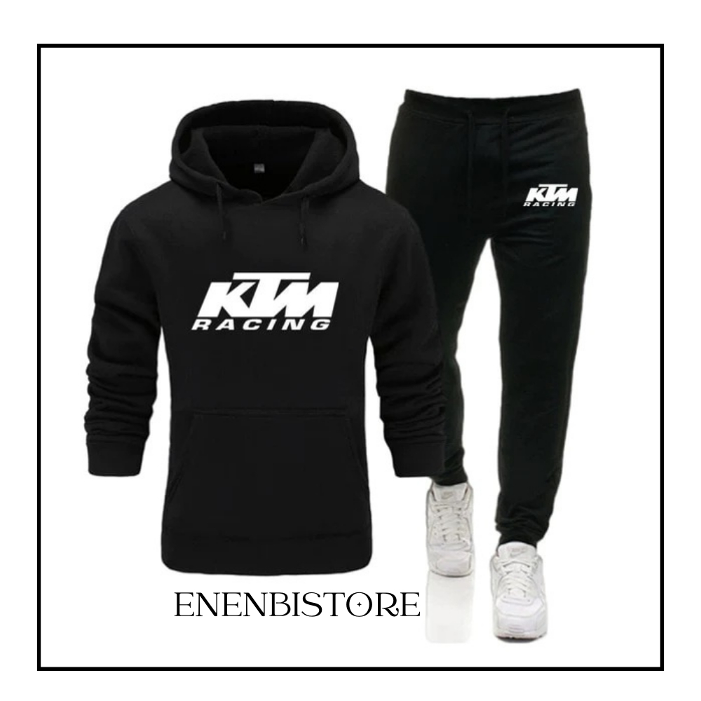 Setelan Celana Jogger & Jumper Hoodie KTM RECING II Set sweater Hoodie dan Celana Joger Panjang Size