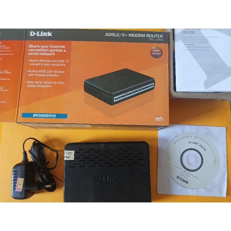 D-Link DSL-526B ADSL2 Modem Router