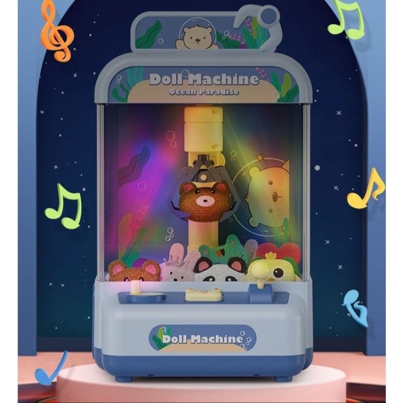 [UKURAN SEDANG] MAINAN ANAK MESIN CAPIT BONEKA / MESIN TANGKAP BONEKA / MESIN CAPIT BONEKA JOY CLAW