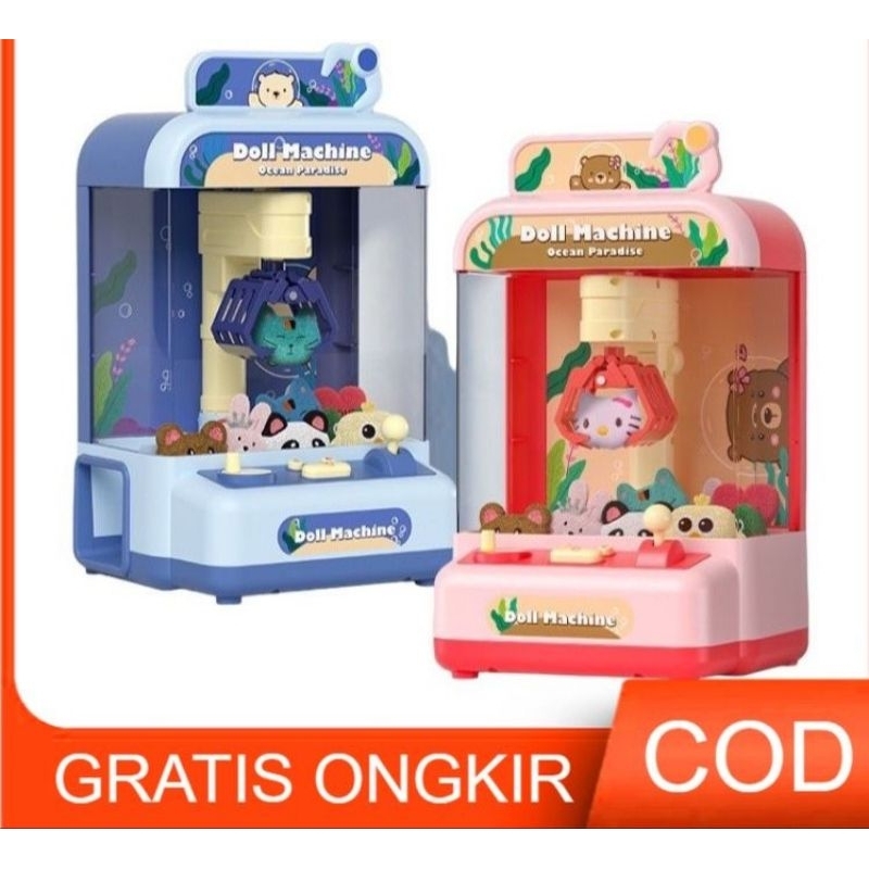 [UKURAN SEDANG] MAINAN ANAK MESIN CAPIT BONEKA / MESIN TANGKAP BONEKA / MESIN CAPIT BONEKA JOY CLAW 