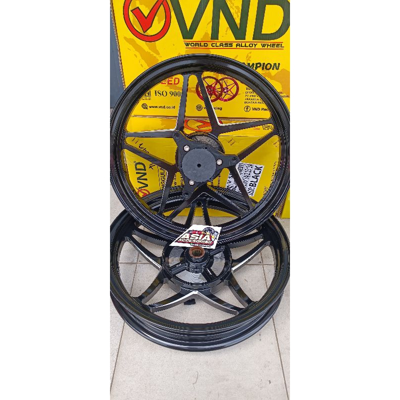 Velg vnd v speed nmax new black 185/215-14