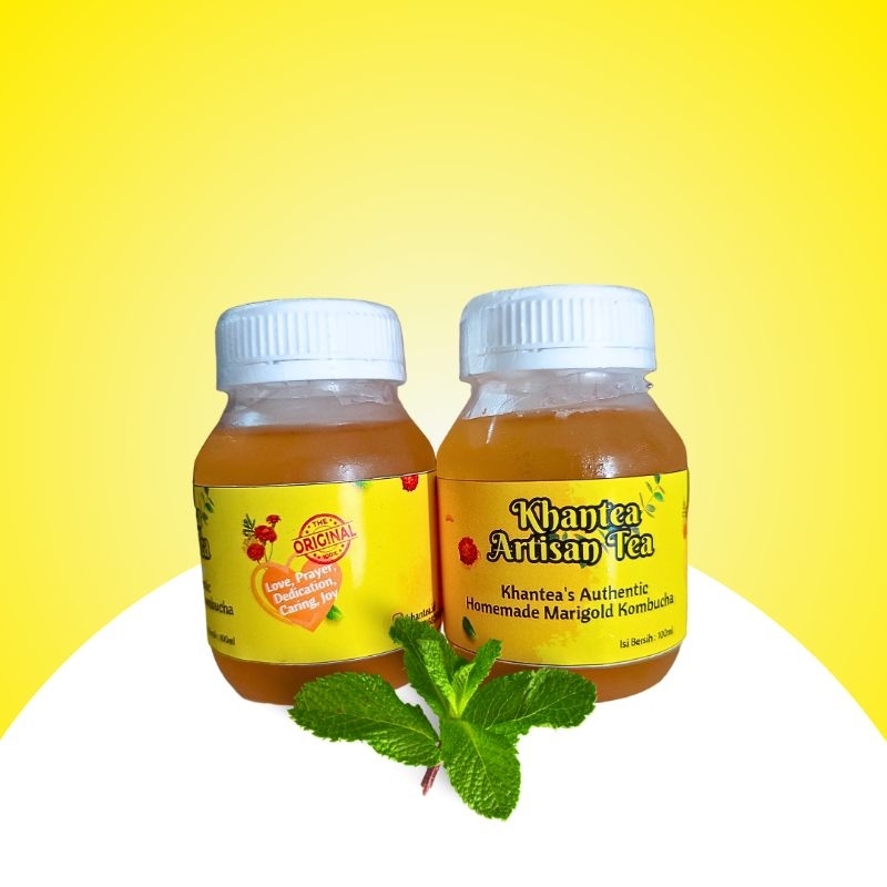 

[ISI 2 BOTOL] Kombucha Marigold 100ml