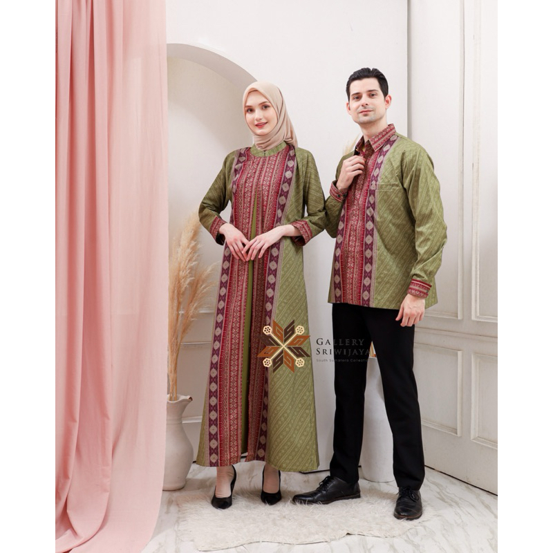 GAMIS SONGKET PULIR JUMPUTAN DRESS BATIK ETNIK PALEMBANG