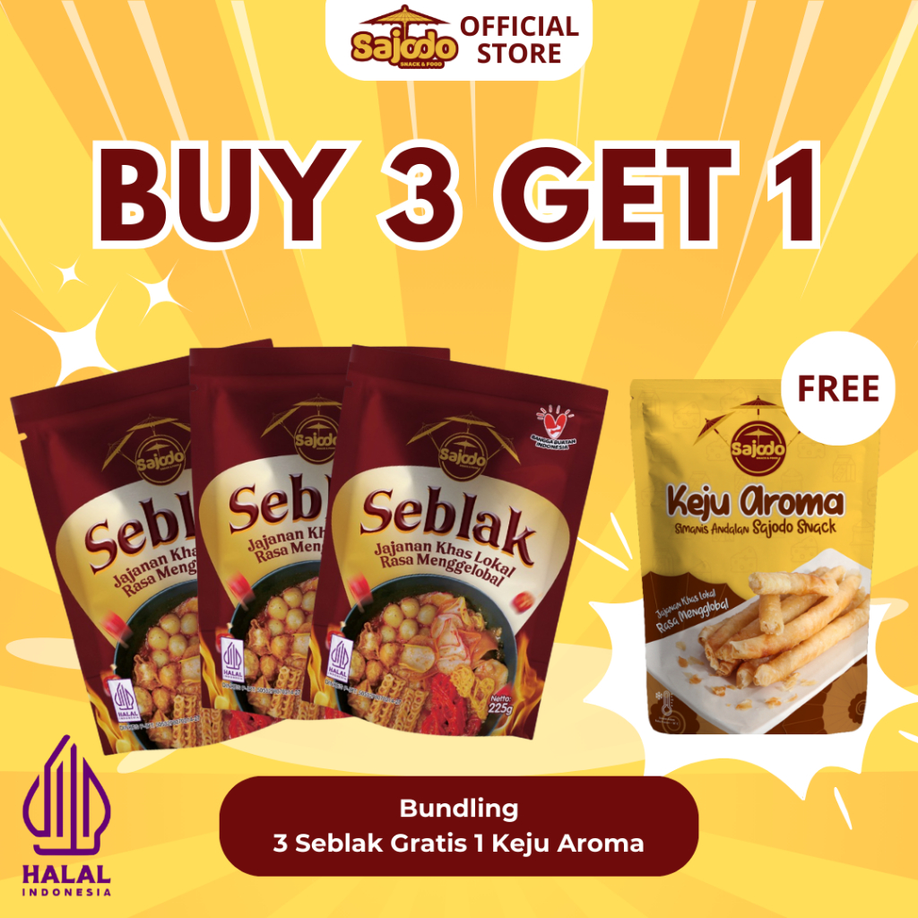 

SAJODO - BELI 3 SEBLAK FREE 1 KEJU AROMA