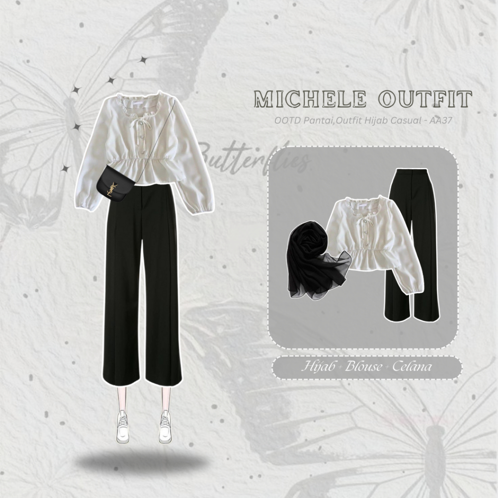 Set AA37 3in 1 One Set Korean Style Outfit Korea Outfit Wanita Ullzang Outfit Cewe Korea OOTD PANTAI