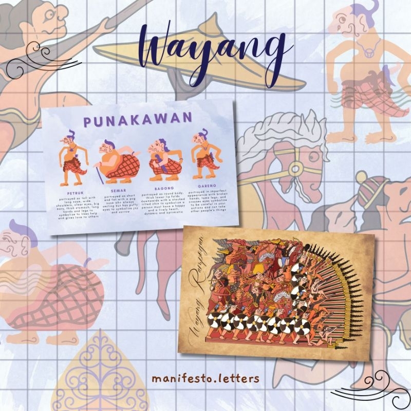 

Postcard Punakawan | Kartu Pos Wayang Rampogan | Gareng | Semar | Petruk | Bagong