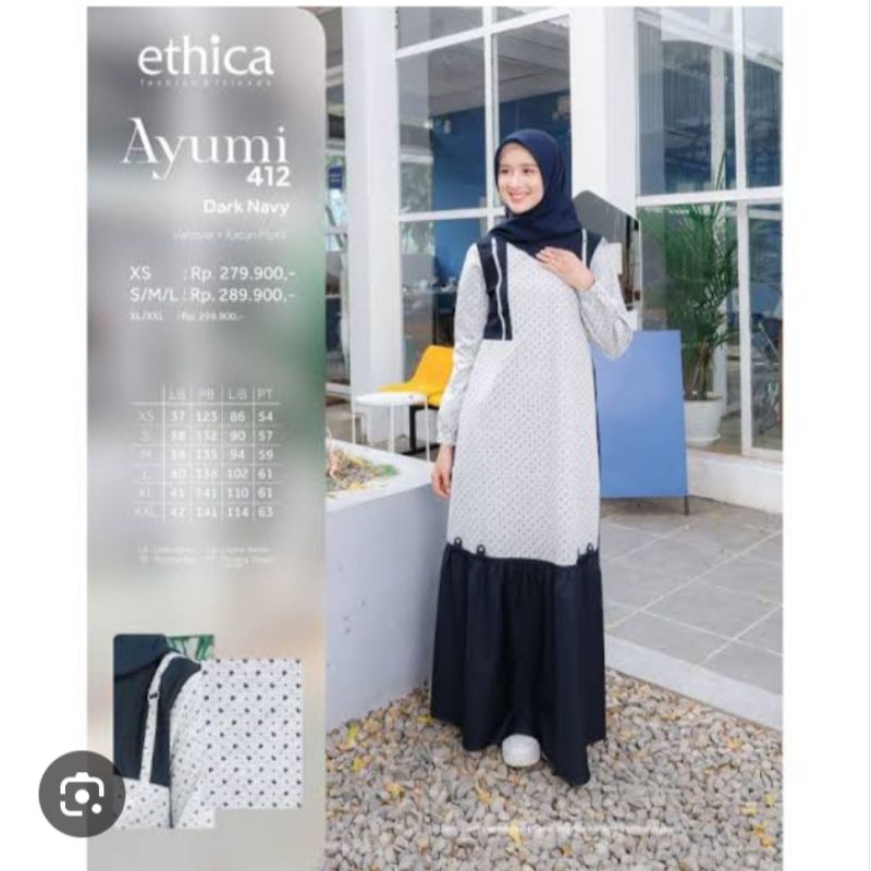 AYUMI 412 DARK NAVY By ethica