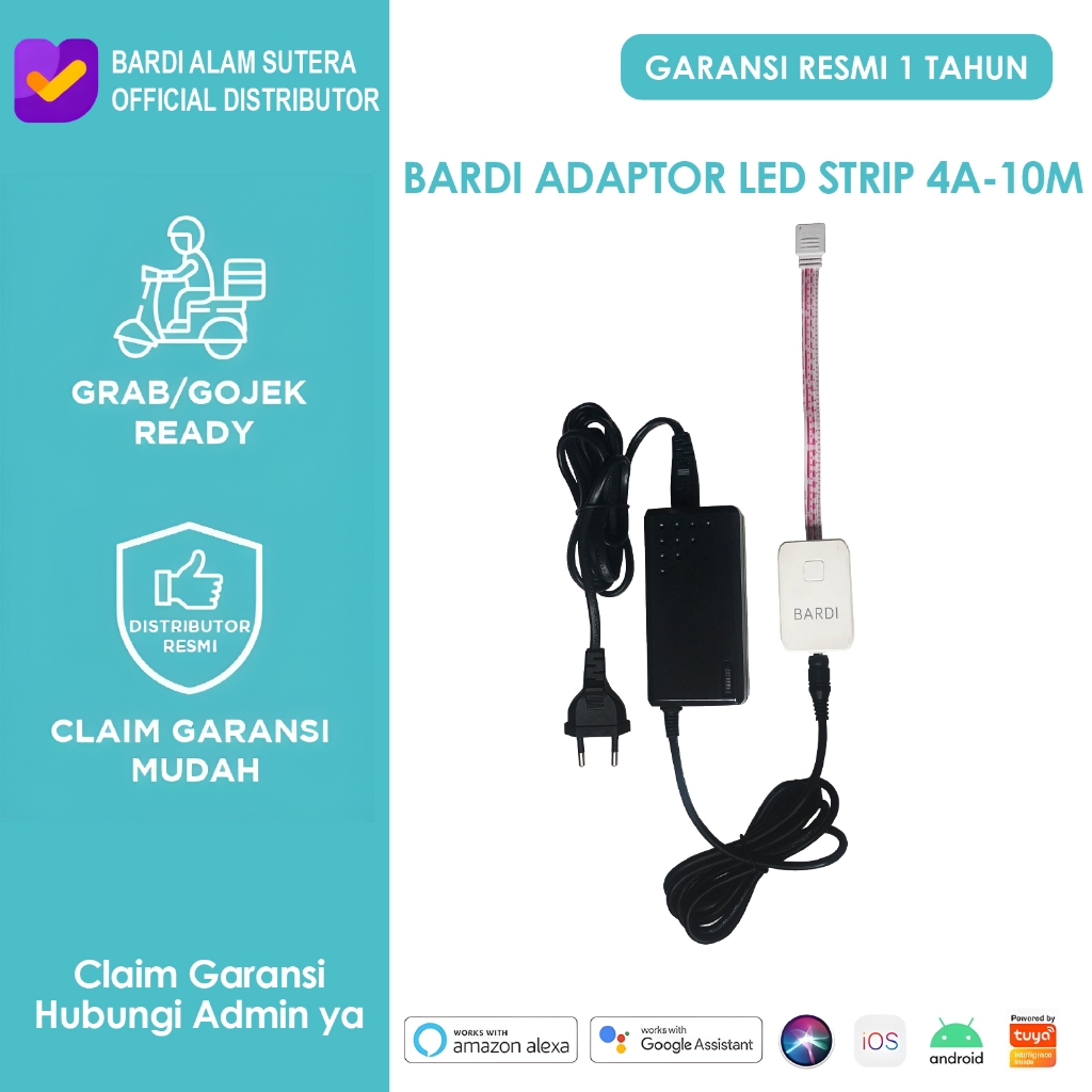 BARDI Smart Adaptor untuk LED strip - 10 Meter