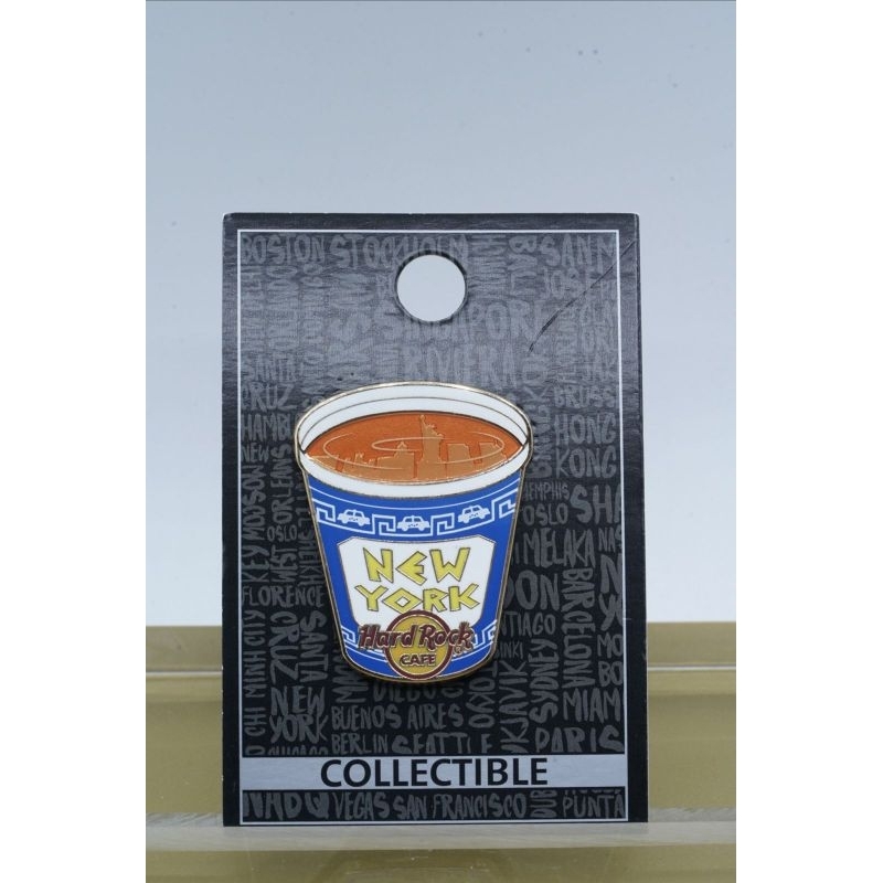 Hard Rock Cafe New York NYC Core Coffee Cup Skyline Pin Enamel USA Merchandise Original Souvenir Col