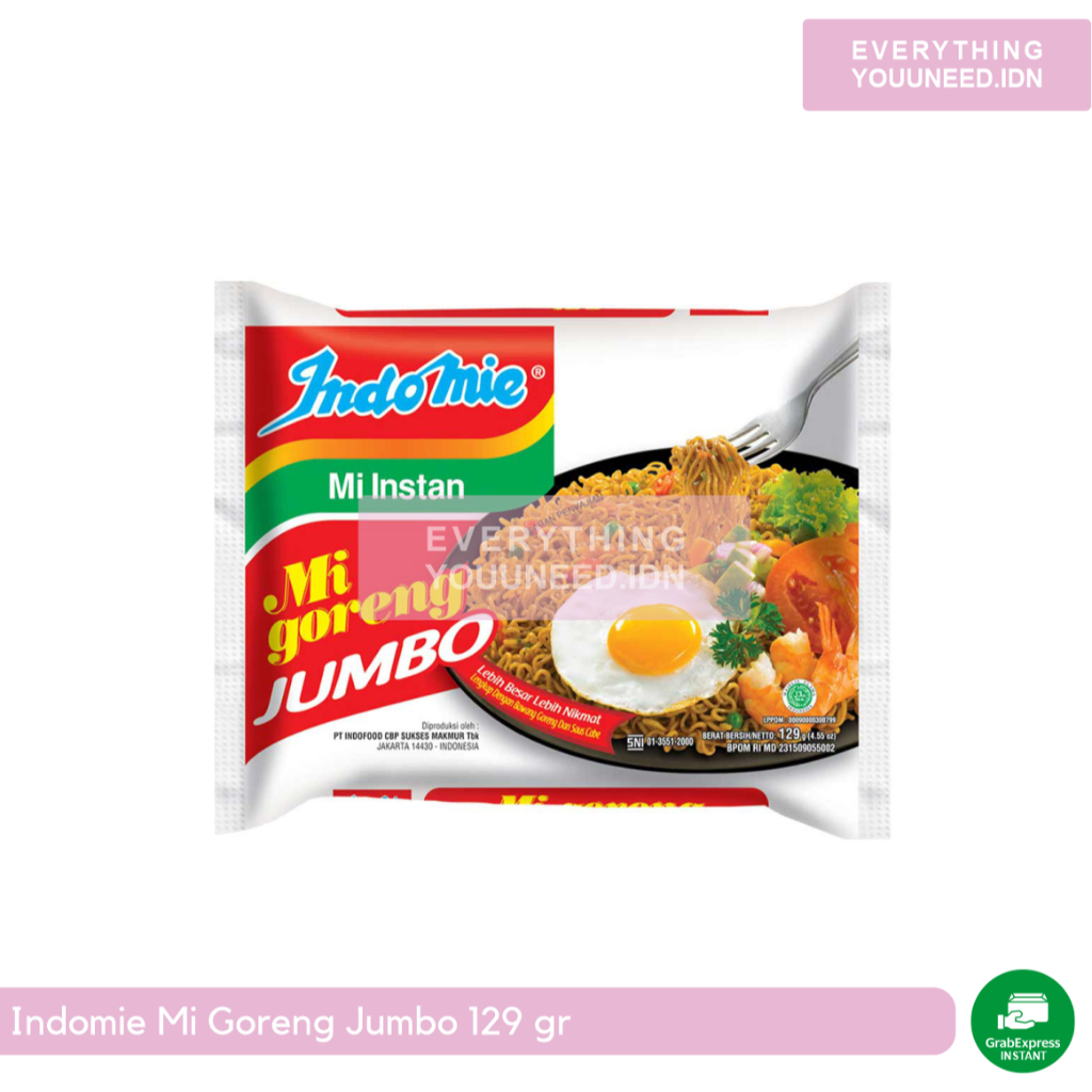 

Indomie Jumbo Goreng Spesial 129 G