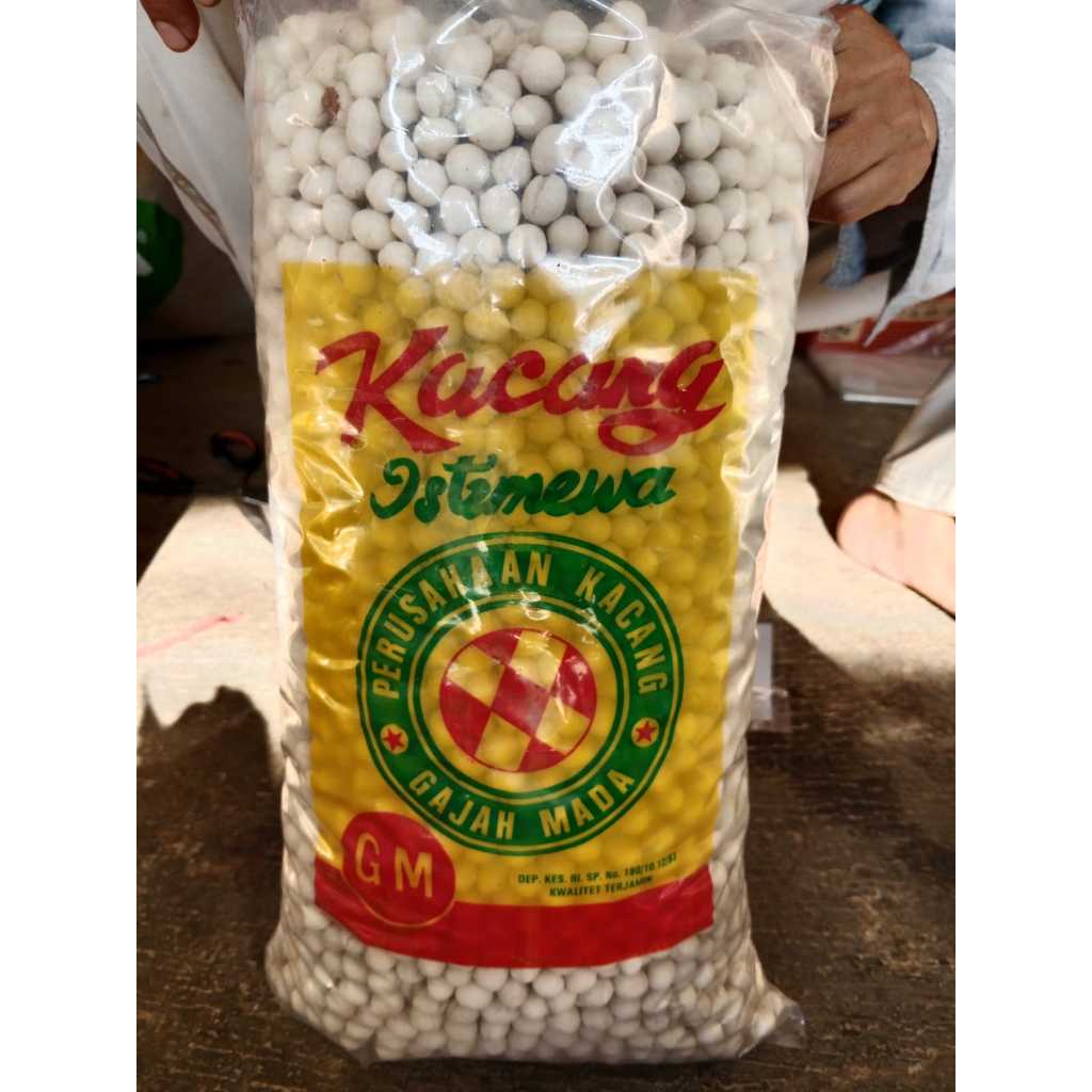 

Sukro Putih Kacang Sanghai isi 1kg/ Kacang Shanghai/ Cemilan asin/ Kacang Atom