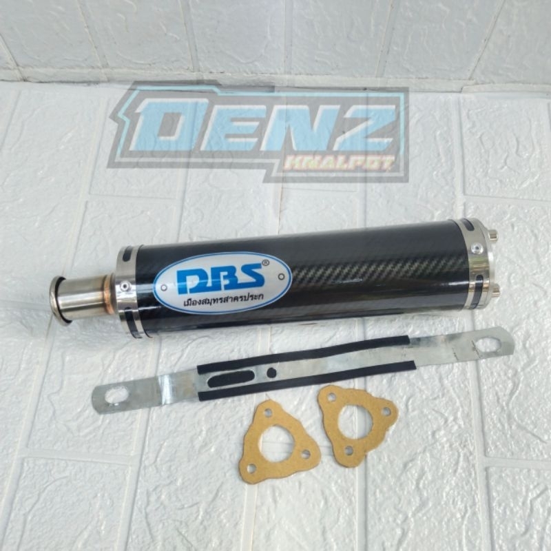 silincer knalpot satria 2tak satria 2stroke DBS carbon