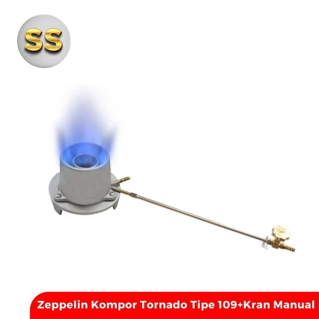 Zeppelin Kompor Tekanan Tinggi Tornado Tipe 109 + Kran Manual