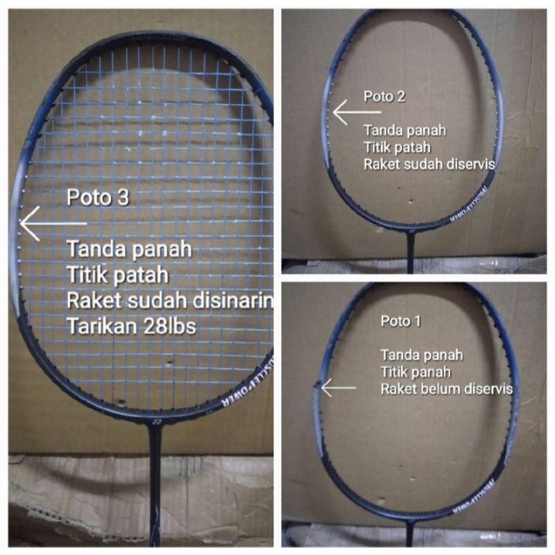 Servis Patah Raket Badminton/titik.