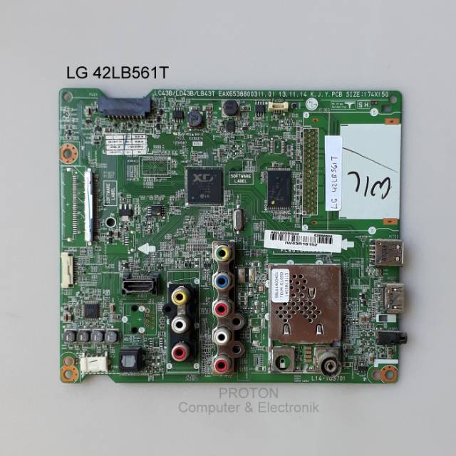 Mesin mainboard LED TV LG 42LB561 42LB561T 47LB561T 42LB561T-TC 50LB561T 32LB561T . Matherboard EAX6