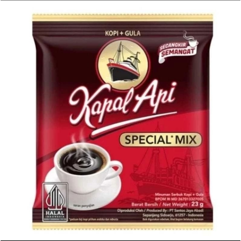

[TERMURAH]KOPI KAPAL API SPESIAL MIX(1renceng isi 11pcs)