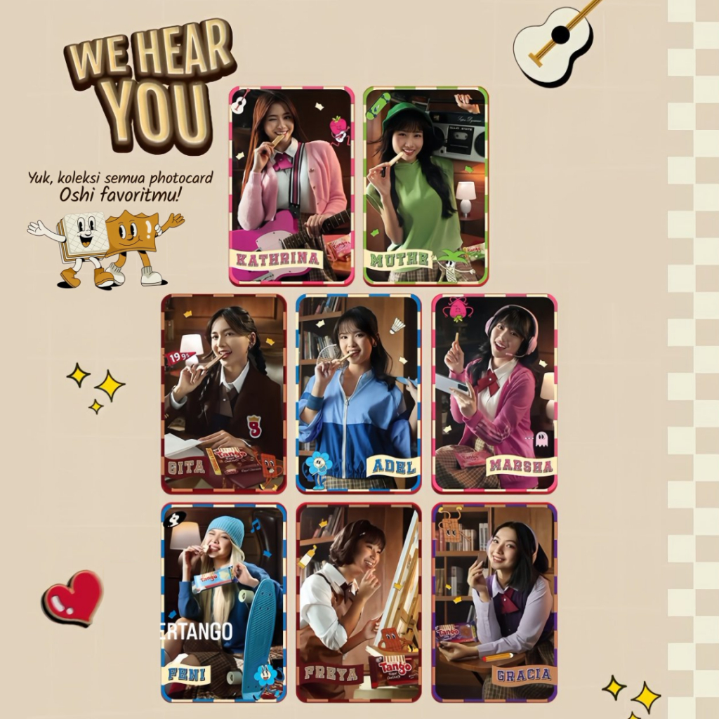 Limited Edition PhotoCard Exclusive JKT48xTango (Original)