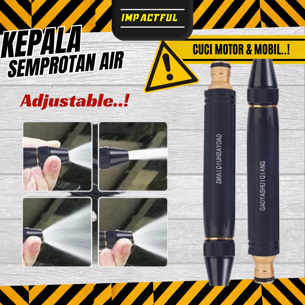 Kepala Semprotan Air Tanpa Listrik Alat Buat Cuci Mobil Motor Kendaraan Semprotan Pistol Air