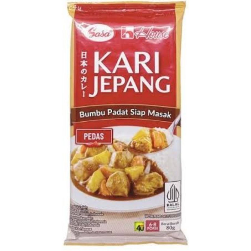 

Sasa House Kari jepang 80gr PEDAS sasa bumbu jepang