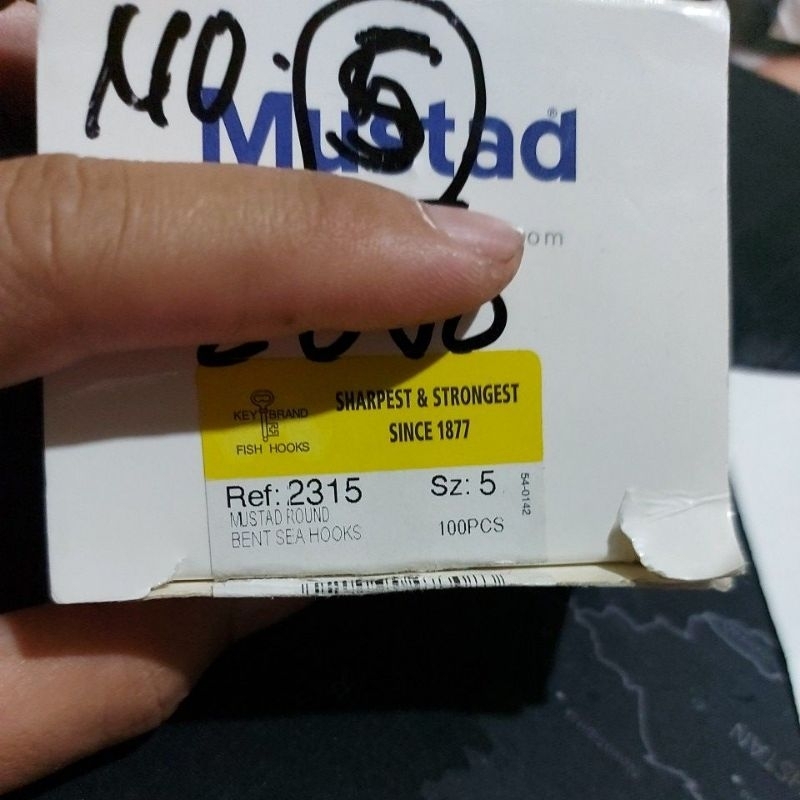 MATA PANCING MUSTAD 2315 NO.5 100PCS