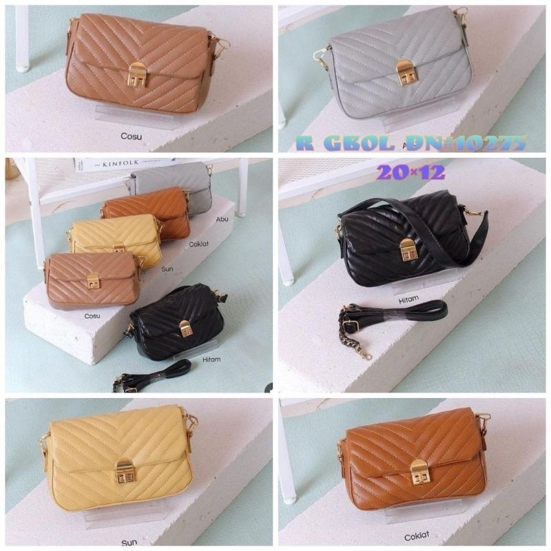 Tas selempang wanita (Tas Esya A1) - tas selempang - tas selempang wanita korea - tas selempang rema