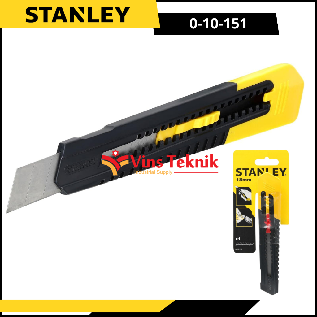 

Quick Point Snap Off Knife Pisau Cutter 18mm STANLEY 0-10-151