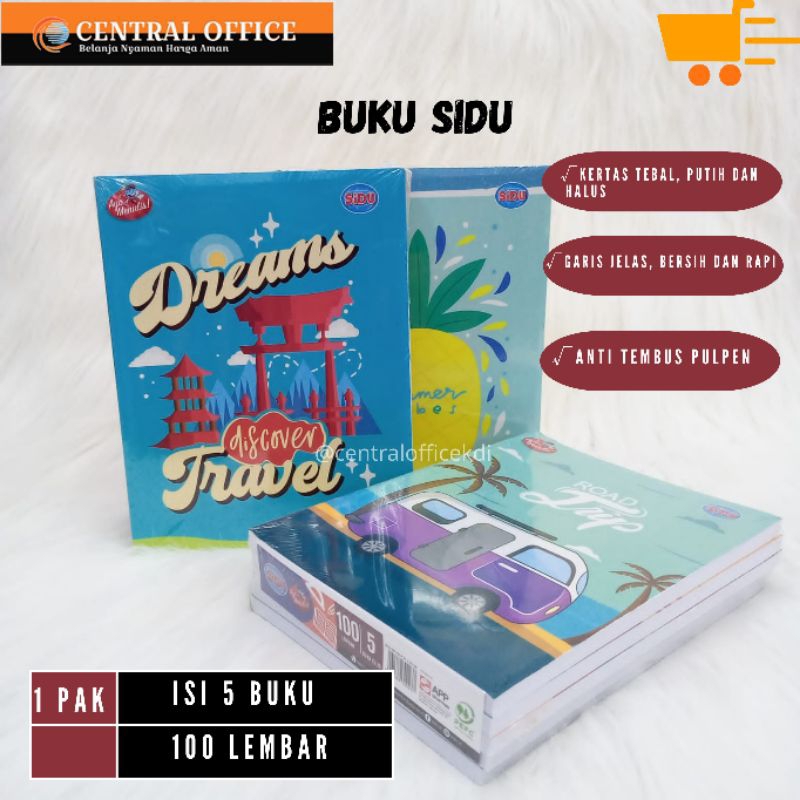 

Buku Tulis SIDU Isi 100 Lembar/Buku Tulis SIDU 78 Lembar/Buku Tulis SIDU 58 Lembar/Buku Tulis SIDU Isi 38 Lembar/Buku Tulis SIDU Isi 32 Lembar