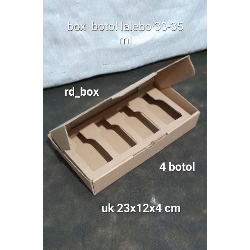 

Box/Dus Parfum 23x12x4 cm Dus Parfum Skat 4 botol lalebo 30-35 ml