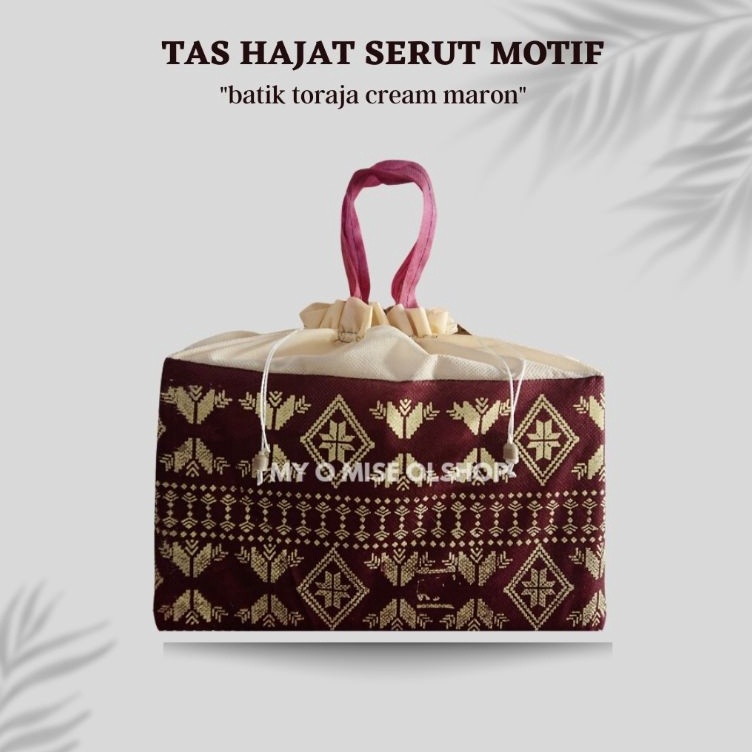 

Harga Promo 1 LUSIN 12 PCS TAS HAJATTAS BERKATANTAS HAJATAN MOTIF