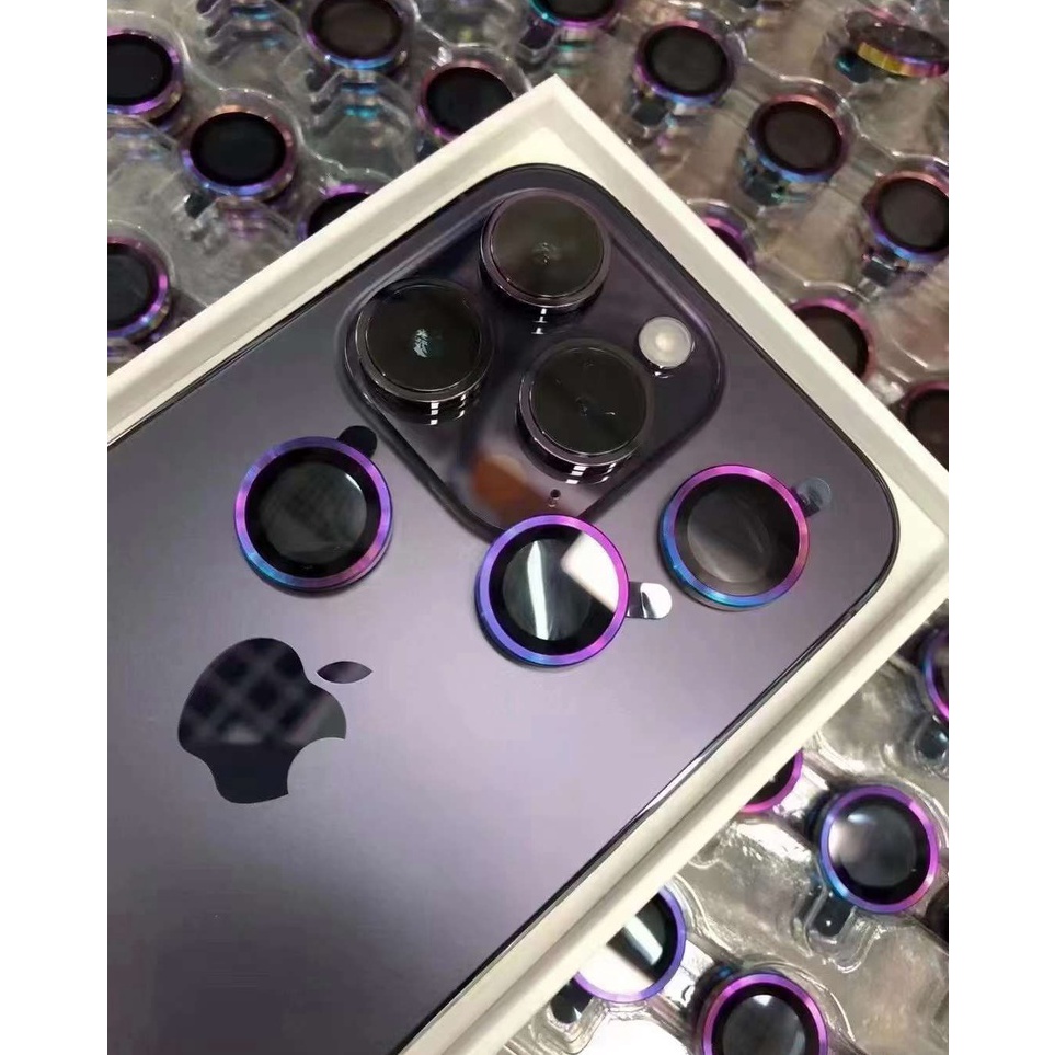 Ring Kamera Rainbow Iphone 11 12 13 14 15 Pro Max ProMax 12 13 Mini 14 15 Plus 14 Anti Gores Lens Pr