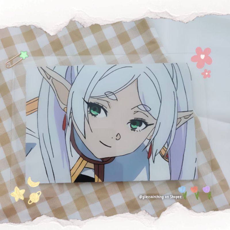 [OPEN PO] Glass Painting/Lukisan Kaca Akrilik Anime Medium A5