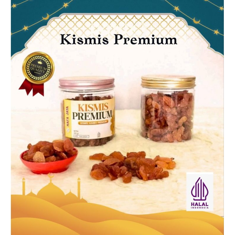 

Kismis Raisin Premium Organik Original Diet Sehat Camilan sehat Oleh - Oleh Haji dan Umrah Kemasan Toples