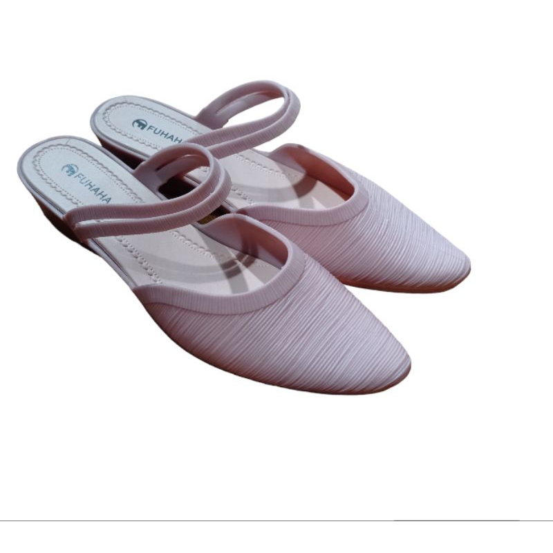 J&R Sandal Wanita Wedges Karet jelly Sandal Slop Wanita Shoes Fuhaha import