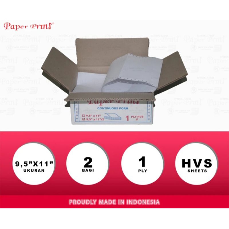 

Kertas continuous form 1ply
