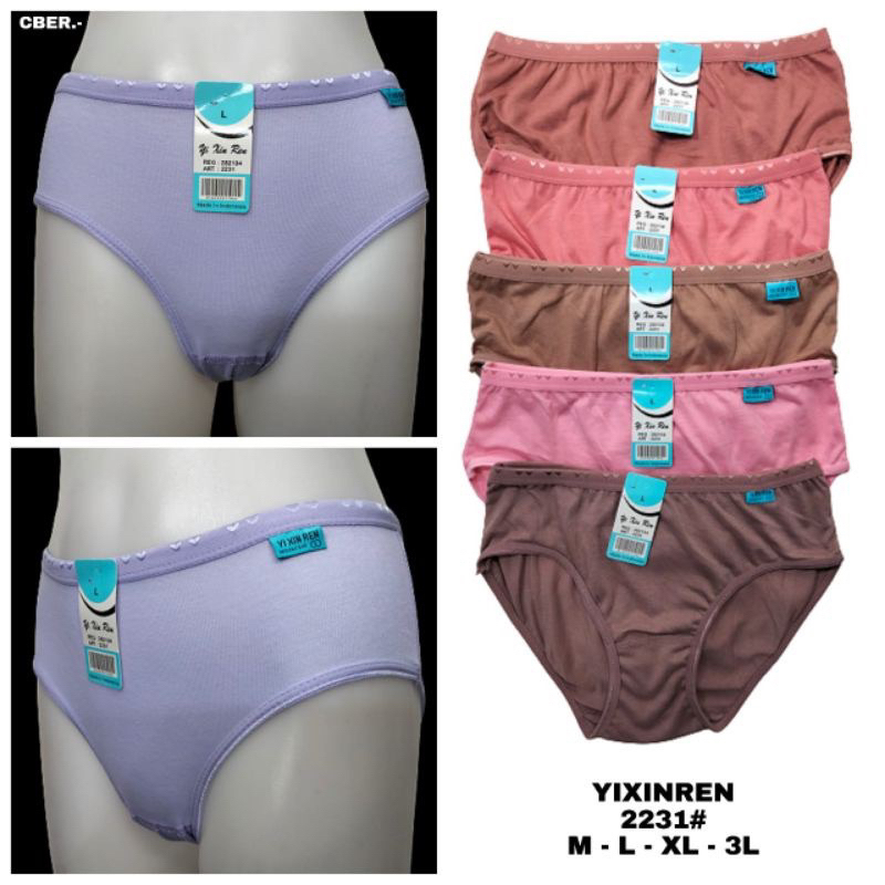 Celana Dalam CD Wanita Yi Xin Ren art 2231 Polos