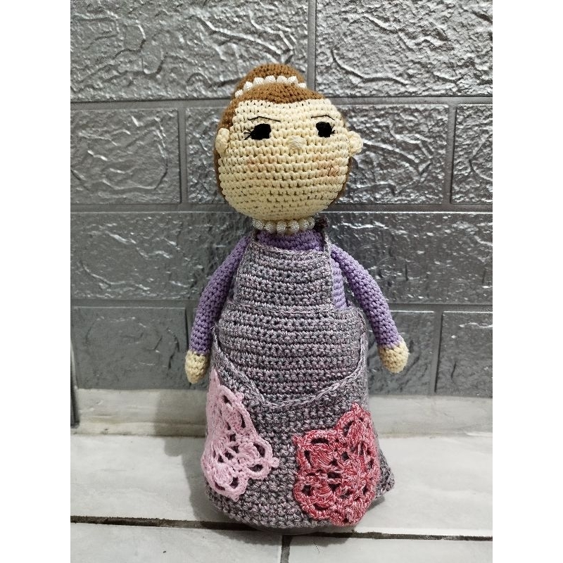 

Tempat Alat Tulis Meja Rajut Nenek | Hiasan Rajut Nenek | Rajut Pemula